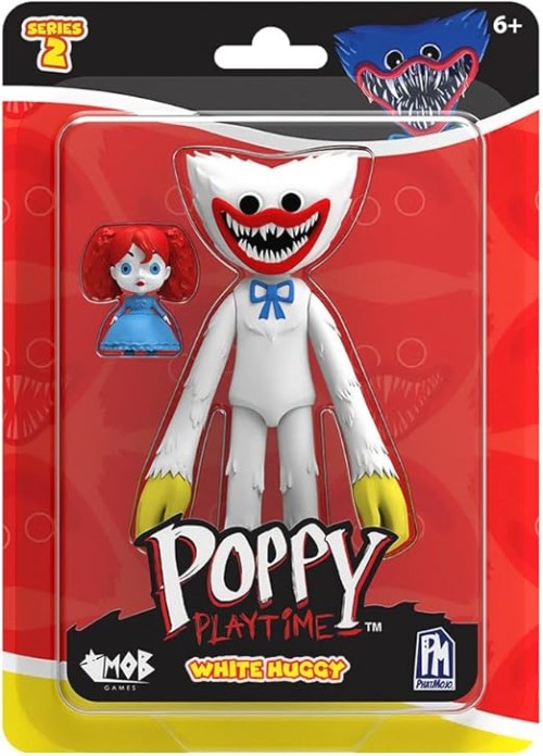 Poppy Playtime - White Huggy Wuggy Action Figure
