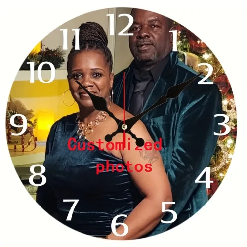 Your very own personalized photo wall clock