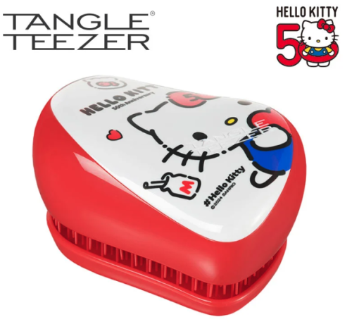 Hello Kitty Tangle Teezer Hair Care Brush Compact Styler Red