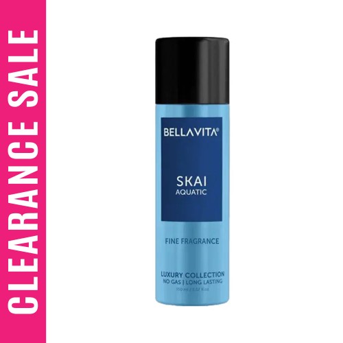 Bellavita SKAI Aquatic Fine Fragrance Luxury Body Spray (Expiry Date - 31/01/27)