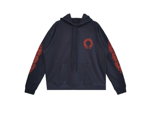 Chrome Hearts Horseshoe Floral Hoodie