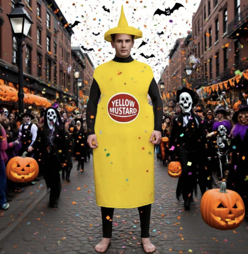 Yellow Mustard Costume