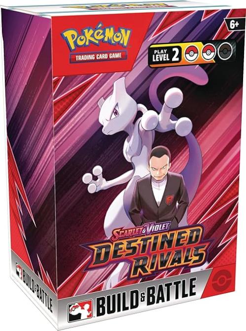 Pokémon TCG: Scarlet & Violet – Destined Rivals Build & Battle Box (4 Packs)