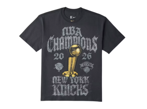 Nike New York Knicks 2026 NBA Finals Champions Authentic On Court T-shirt