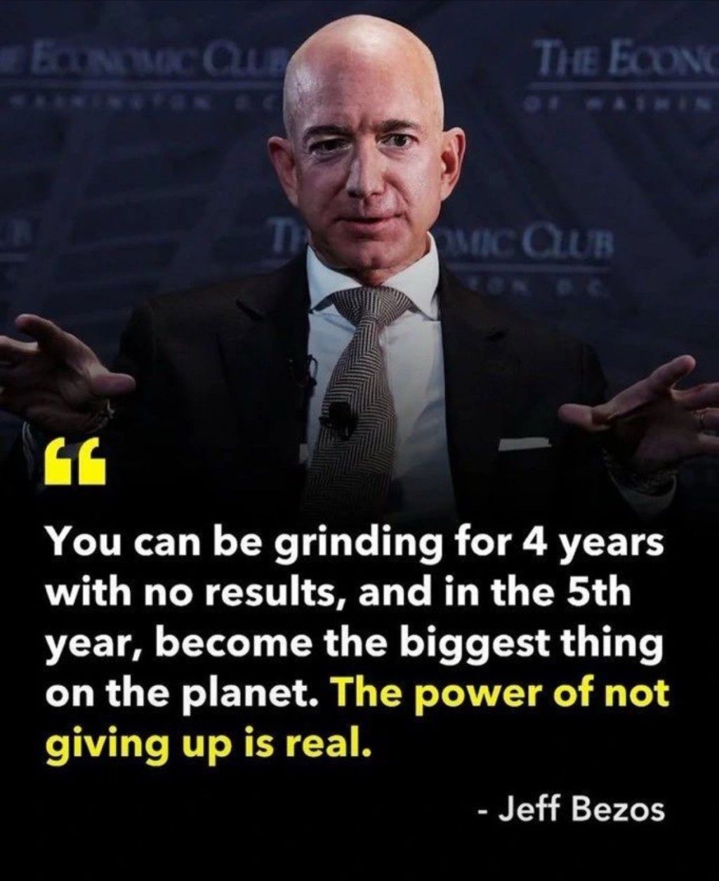 One day you will understand how powerful persistence is ;)