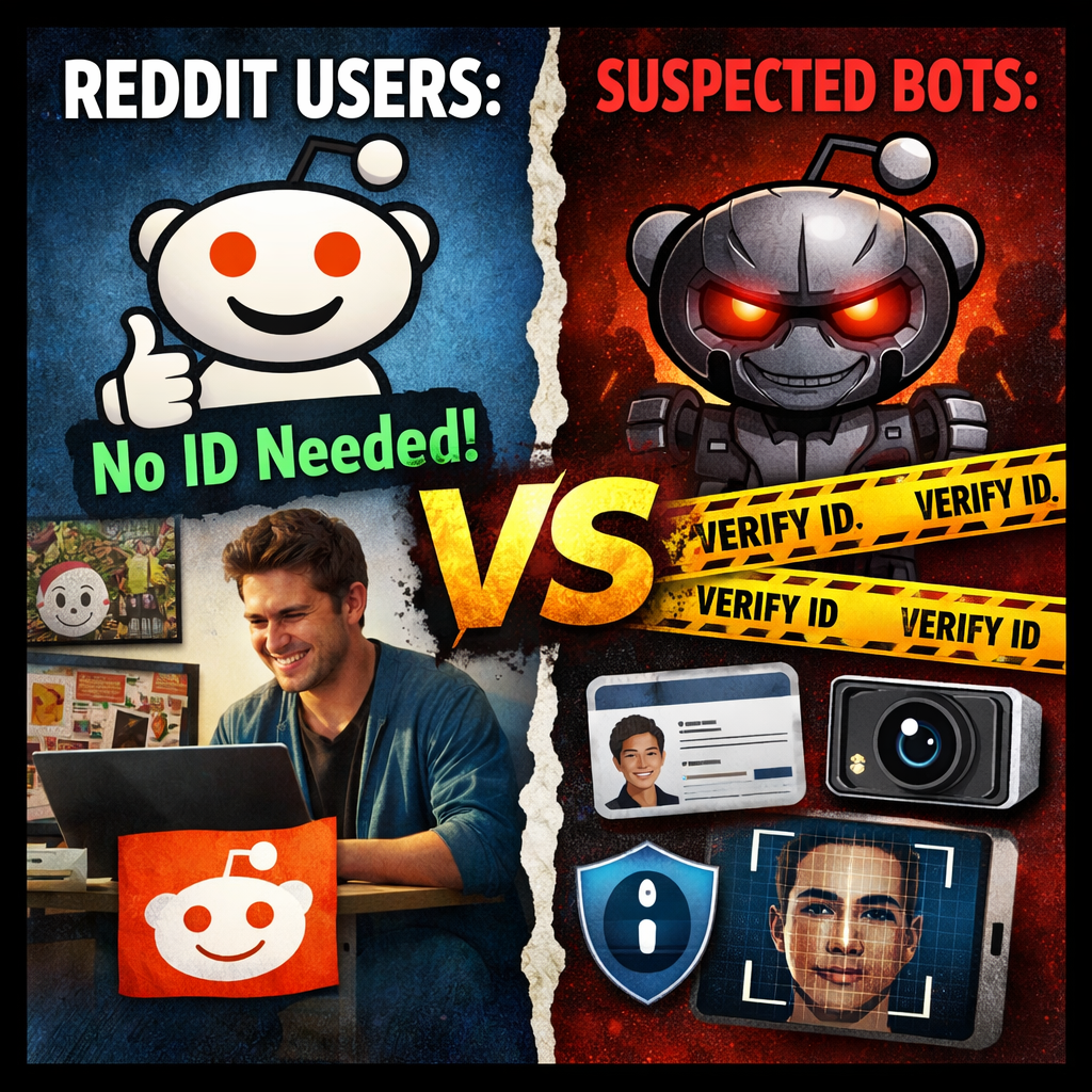 REDDIT will soon request ID VERIFICATION...