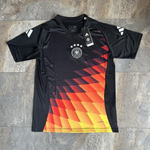 Adidas Germany DFB Football Soccer Jersey Black Red Orange Size S BNWT