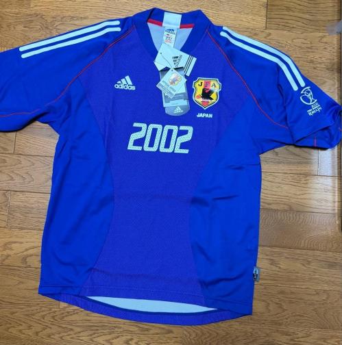 adidas Japan 2002 FIFA World Cup Memorial Soccer Jersey Blue Tags
