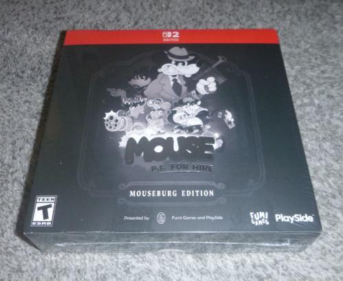 Mouse P.I. For Hire Mouseburg Edition Nintendo Switch 2 *IN HAND NEW SEALED* PI