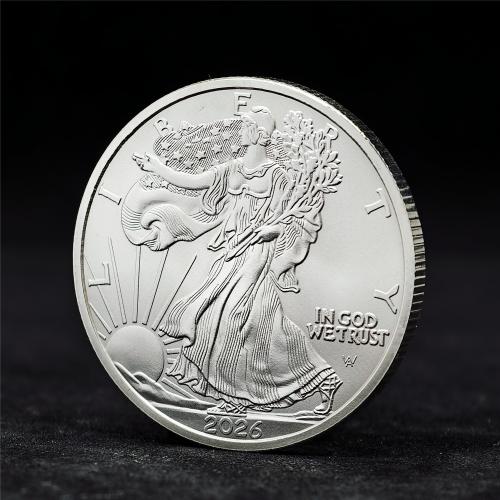 Creative Personalized Commemorative Silver-plated Coin