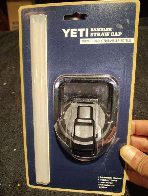 New YETI Rambler Straw Cap with 2 Straws – Fits All Rambler Bottles - Free Ship!