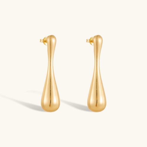 Vintage Waterdrop Dangle Earrings - Minimalist Lightweight Drop Earrings for Women Daily Wear Fas…