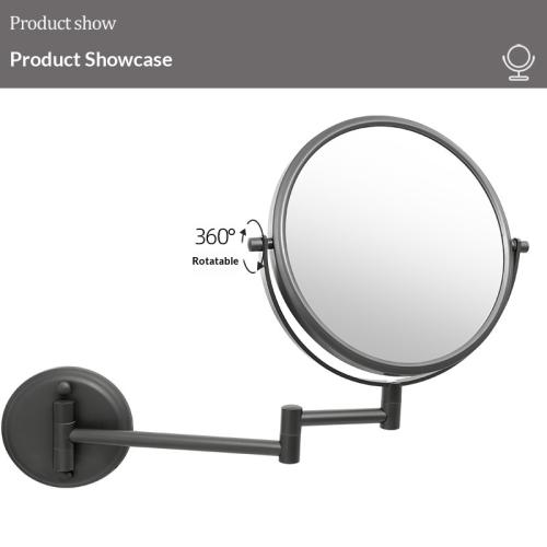 Foldable Makeup Mirror No Drilling Required