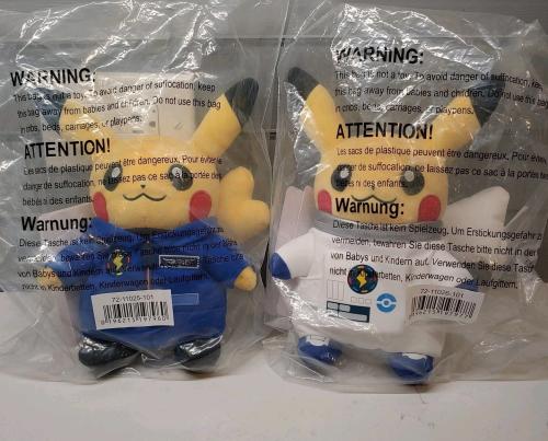Pokemon ESA Astronaut Pikachu Plush Set Male & Female Brand New With Tags