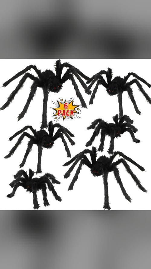 trick or treat yourself Halloween Decorations Outdoor Large Spider: 6…