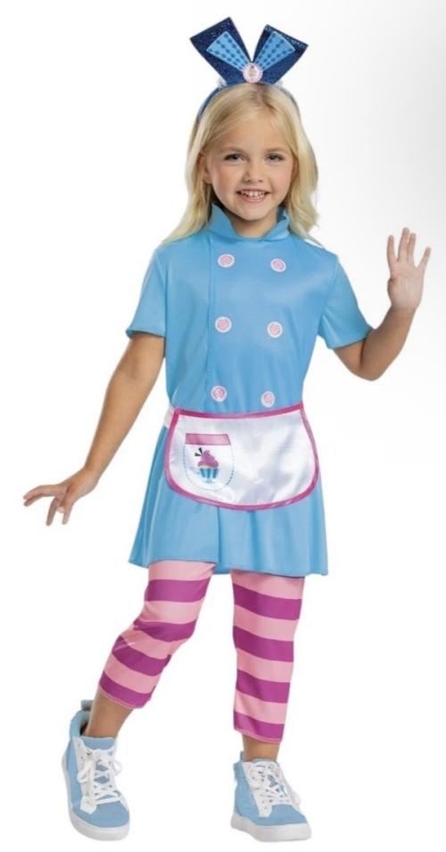 Disney Junior Toddler Girls Alices Wonderland Bakery Halloween Costume 3T - 4T