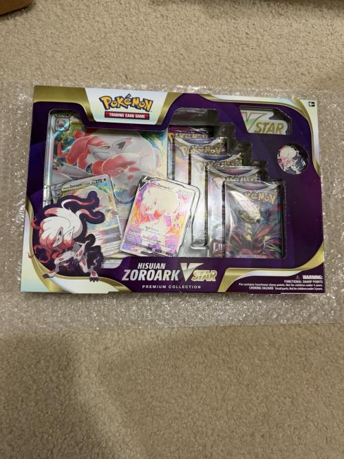 Pokémon Hisuian Zoroark VStar Premium Collection Sealed TCG NEW 2022